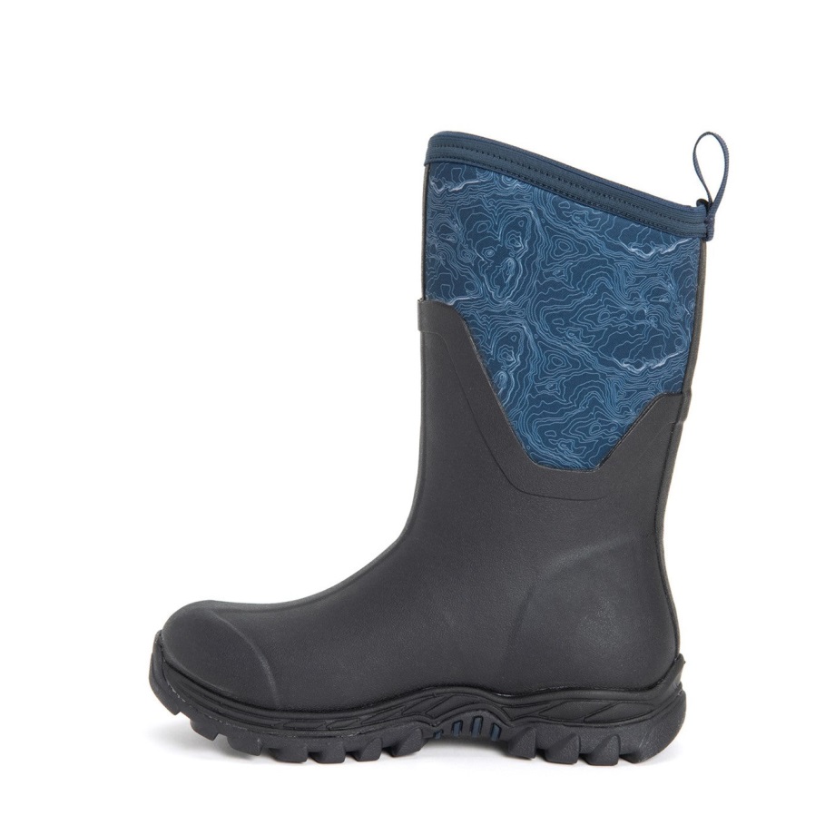 Arctic Sport Ii Kurze Stiefel Für Damen Navy Topography Muckboot