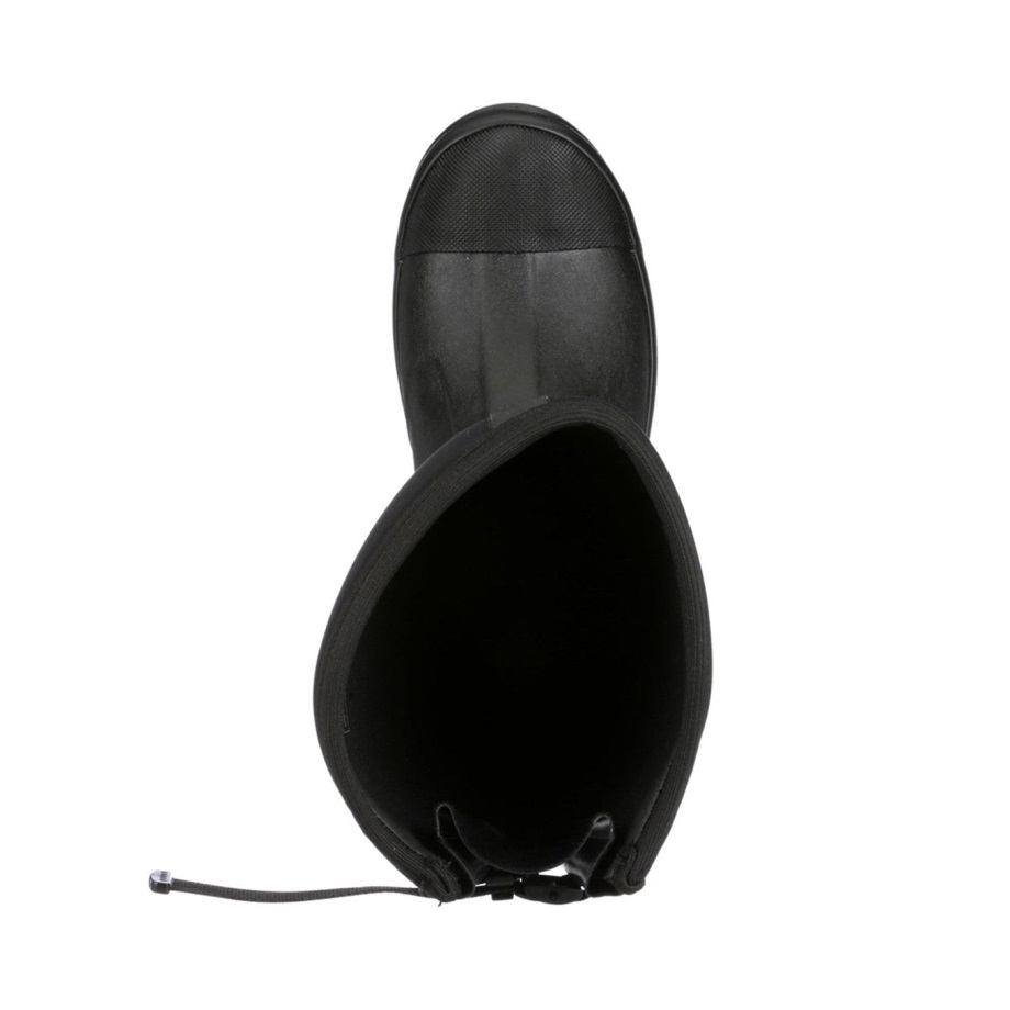 Hohe Damenstiefel, Verstellbar, Schwarzer Muckboot