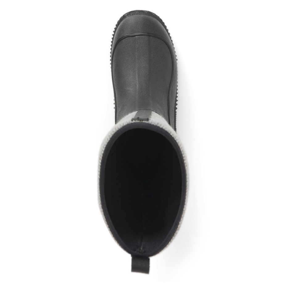 Hale Tall Boots Für Damen Schwarzer Muckboot Mit Fischgrätenmuster