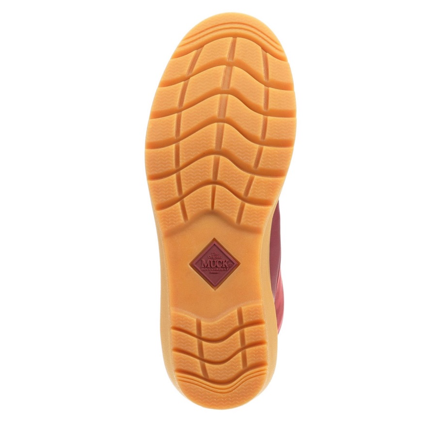 Liberty-Leder-Schnürstiefel Mit Keilabsatz Für Damen Distressed Cordovan Muckboot