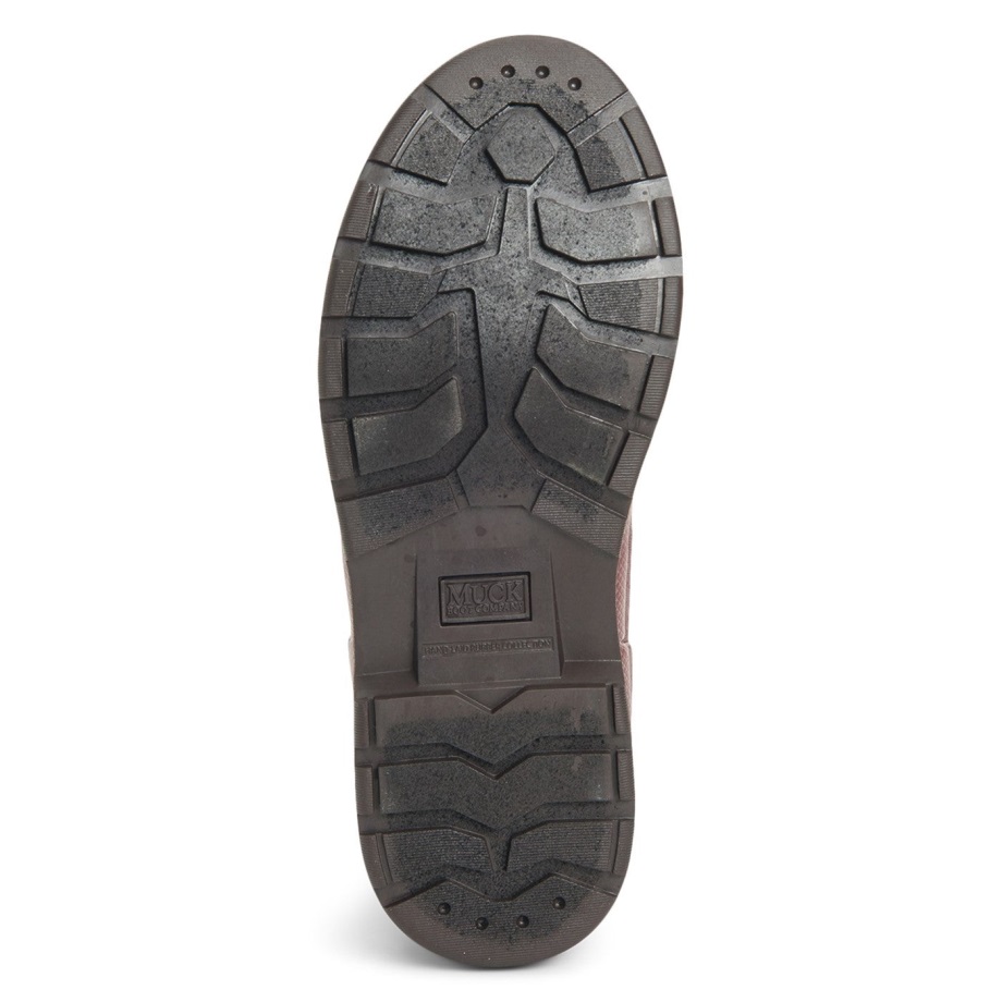 Damen Muck Originals Ankle Boots Zum Anziehen Muckboot Mit Rosinen-Fischgrätmuster