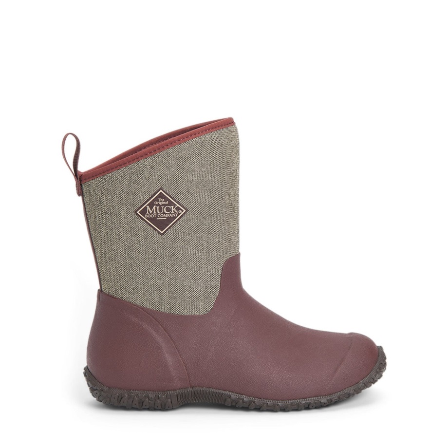 Rhs Muckster Ii Kurze Stiefel Für Damen Muckboot Mit Rosinenfischgrätmuster